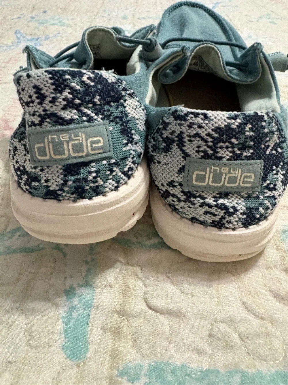 HEYDUDE Women's Wendy Shoes | Women's Lace Up Loafers | size 9